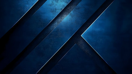 Abstract Blue Metallic Background Illustrationの素材