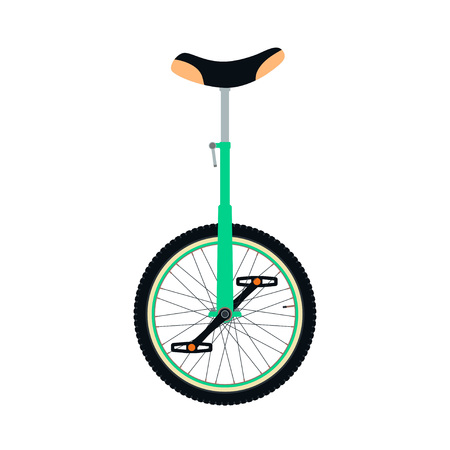 Color monocycle symbol.のイラスト素材