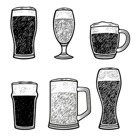 Beer set.のイラスト素材