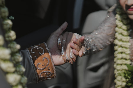 Unidentified Thai people attending religious ceremony at the temple in Nakhon Ratchasima, Thailand.の写真素材