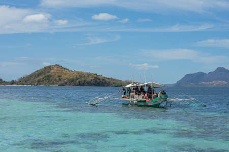 PANORAMIC LANDSCAPE, BEACH VIEW FROM PHILIPPINES, PALAWAN, 2019のeditorial素材