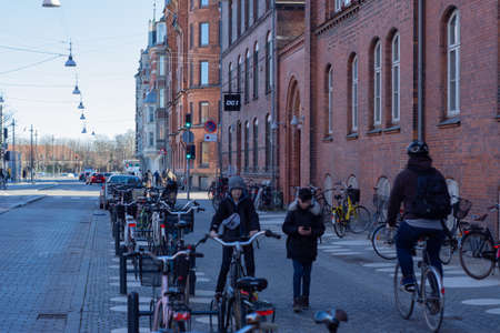 LIFE STYLE SCENE, CITY LIFE, COPENHAGUE, DENMARK, MARCH 2019のeditorial素材