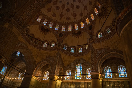 ARCHITECTURE FROM BLUE MOSQUE , ISTANBUL, TURKEYのeditorial素材