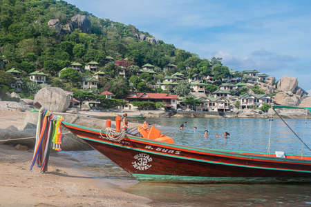 PANORAMIC LANDSCAPE, BEACH VIEW FROM THAILAND, 2018のeditorial素材