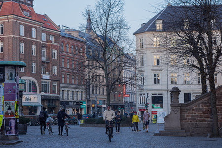 LIFE STYLE SCENE, CITY LIFE, COPENHAGUE, DENMARK, MARCH 2019のeditorial素材