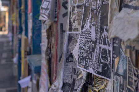 Panoramic street photo, scene from Berlin, Germany 2019のeditorial素材