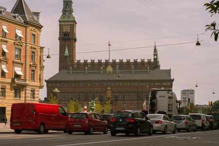 LIFE STYLE, STREET SCENE FROM COPENHAGUE, DENMARK, MARCH 2019