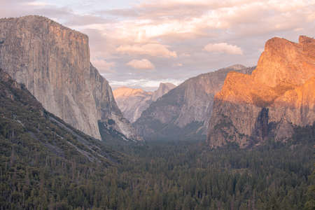 Autumn landscape from Yosemite National Park, California, United States. High quality photoの写真素材