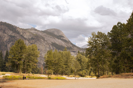 Autumn landscape from Yosemite National Park, California, United States. High quality photoの写真素材