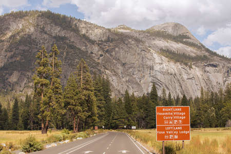 Autumn landscape from Yosemite National Park, California, United States. High quality photoの写真素材