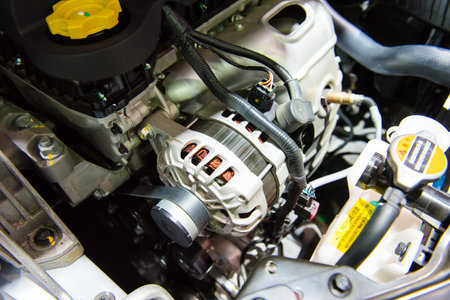 Honda civic engine at Bumper to Bumper car show in Pasay, Philippines.