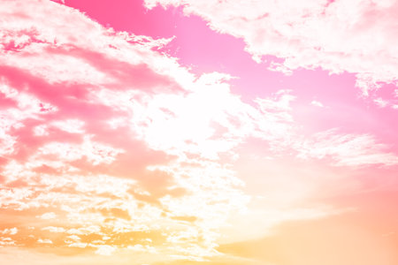 Colorful sky background , abstract defocus glitter blur background