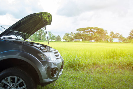 Car starter does not stick.の写真素材