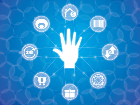 social network connectionの写真素材