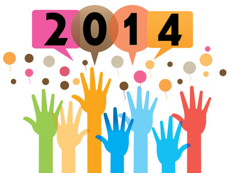 New year2014,backgroundのイラスト素材
