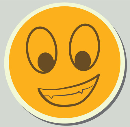 cartoon smileのイラスト素材