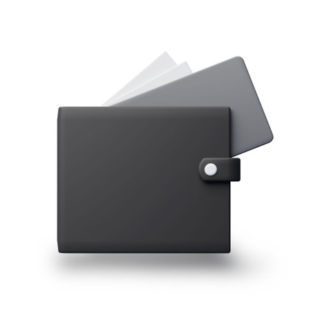 Cashback in wallet icon concept with Banknotes credit card Finance saving online Payment investment on isolated illustration. 3d renderの写真素材