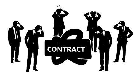 Black Solid Realtor Stack Flyers Silhouettes Set of Six on White Background isolated on plain white background.のイラスト素材