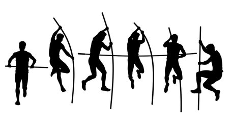 Black solid colour filled silhouettes Set.のイラスト素材