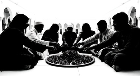 Black solid filled silhouettes isolated on plain white background