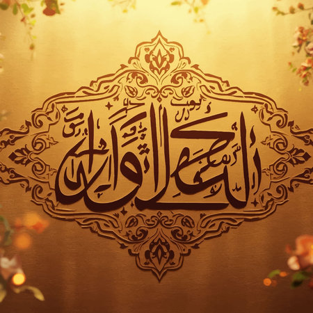 Calligraphy of the name of the month of Ramadan Kareem