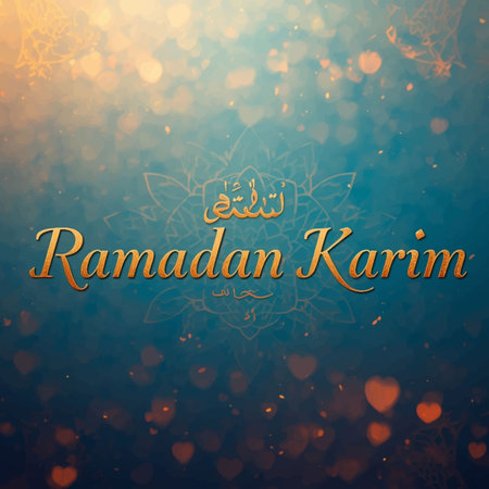 Ramadan Kareem Greeting Card. Ramadan Kareem Background.の写真素材