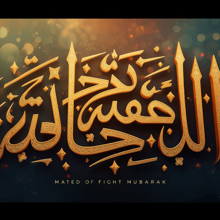 Ramadan Kareem arabic calligraphy design vector illustrationの写真素材