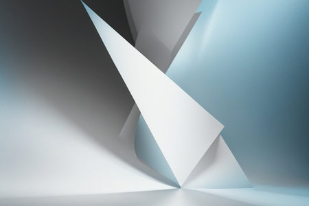 Abstract background with geometric shapes. 3d rendering, 3d illustration.