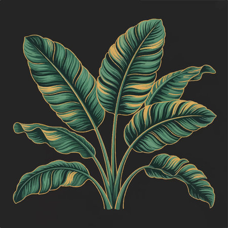 Beautiful cherry blossom branch with flowers. Vintage vector illustration.のイラスト素材