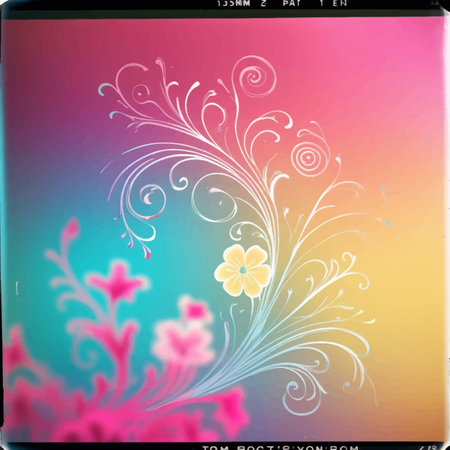 Abstract floral background with space for your text, vector illustration eps10のイラスト素材