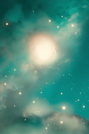 Star field in space a nebulae and a gas congestion.の写真素材