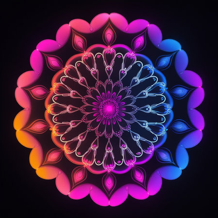 Beautiful red rose on a black background. Vector illustration.の写真素材