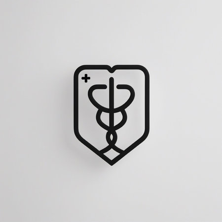 Medical symbol on the white background. Vector illustration. Eps 10.