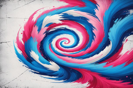 abstract background with colorful brushstrokes in the form of spirals