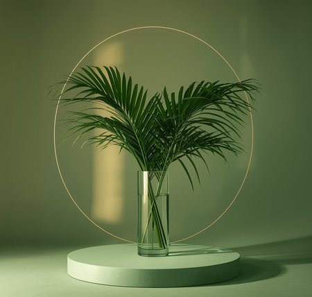 Serenity in Green Minimal Eleganceの素材