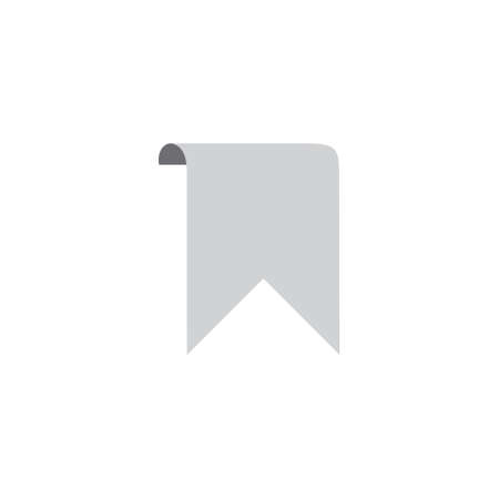 simple 3d paper decoration symbol logo vectorのイラスト素材