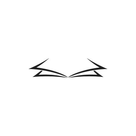 simple book symbol decoration vectorのイラスト素材