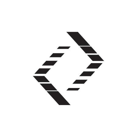 stripes motion arrow fast symbol logo vectorのイラスト素材