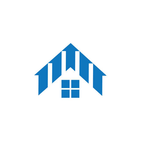 stripes arrow up triangle geometric logo vectorのイラスト素材