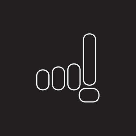hand pointing directional geometric symbol vectorのイラスト素材