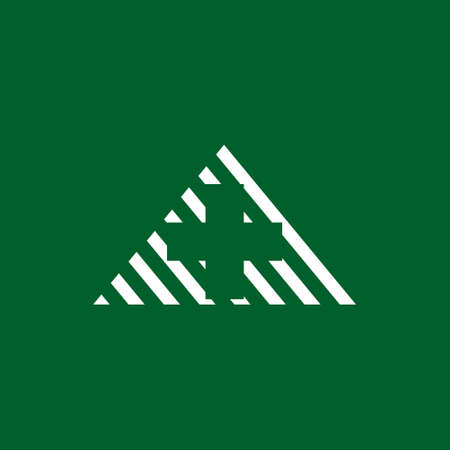 plus medical triangle abstract symbol vectorのイラスト素材