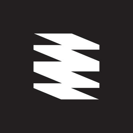 stack abstract 3d logo vectorのイラスト素材