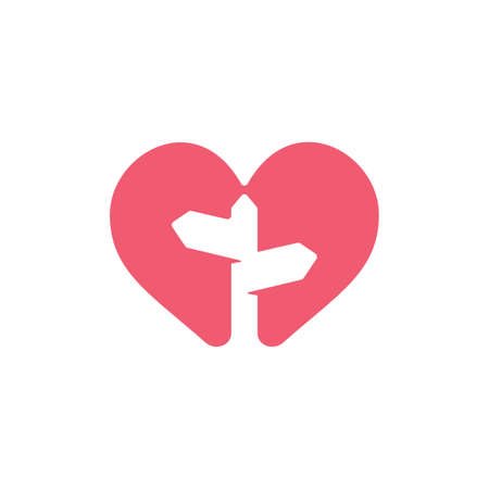 love street sign traveling symbol vectorのイラスト素材