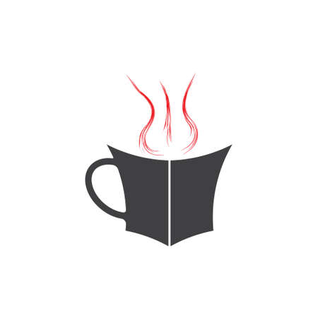book cup drink symbol decoration vectorのイラスト素材