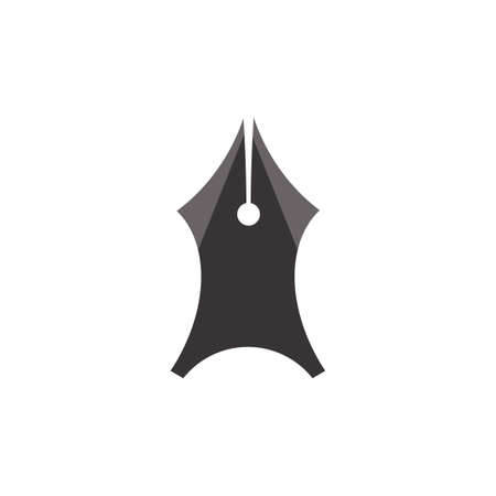 pen writer arrow symbol logo vectorのイラスト素材