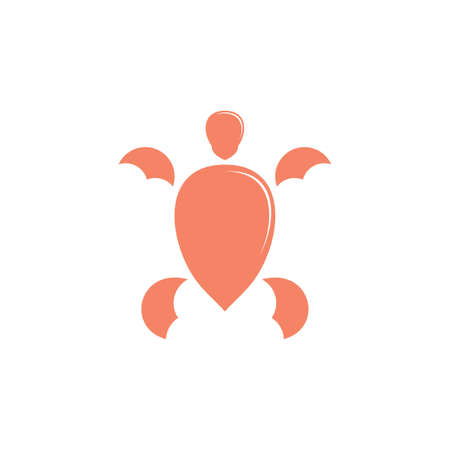 shine turtle symbol logo vectorのイラスト素材