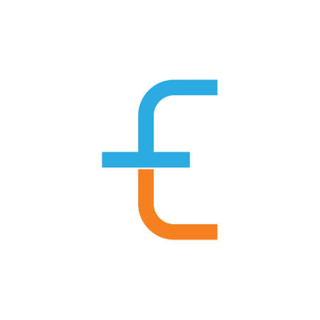 letters fe logo vectorのイラスト素材