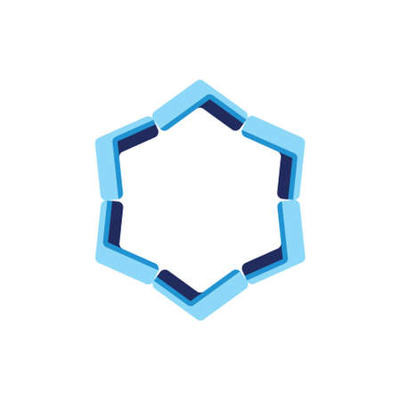 star 3d arrows swirl logo vectorのイラスト素材