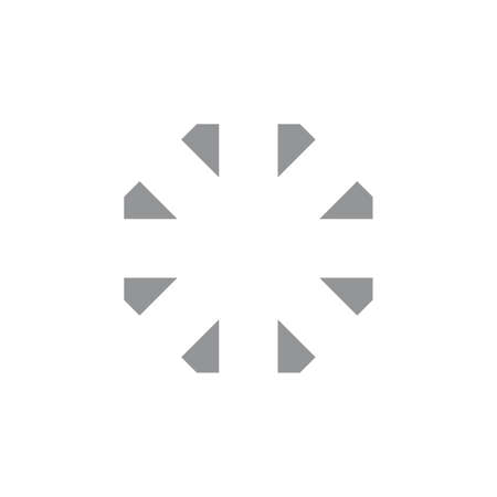 spread swirl geometric line logo vectorのイラスト素材