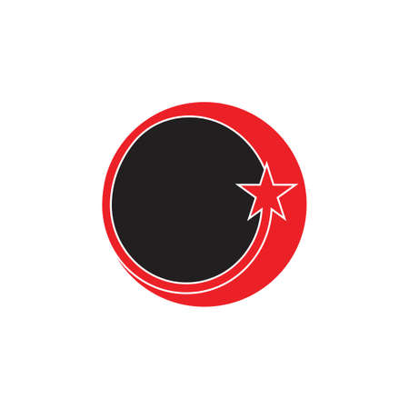 stars circle motion geometric design logo vectorのイラスト素材